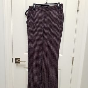 Theory Mitrana Print Silk Pants